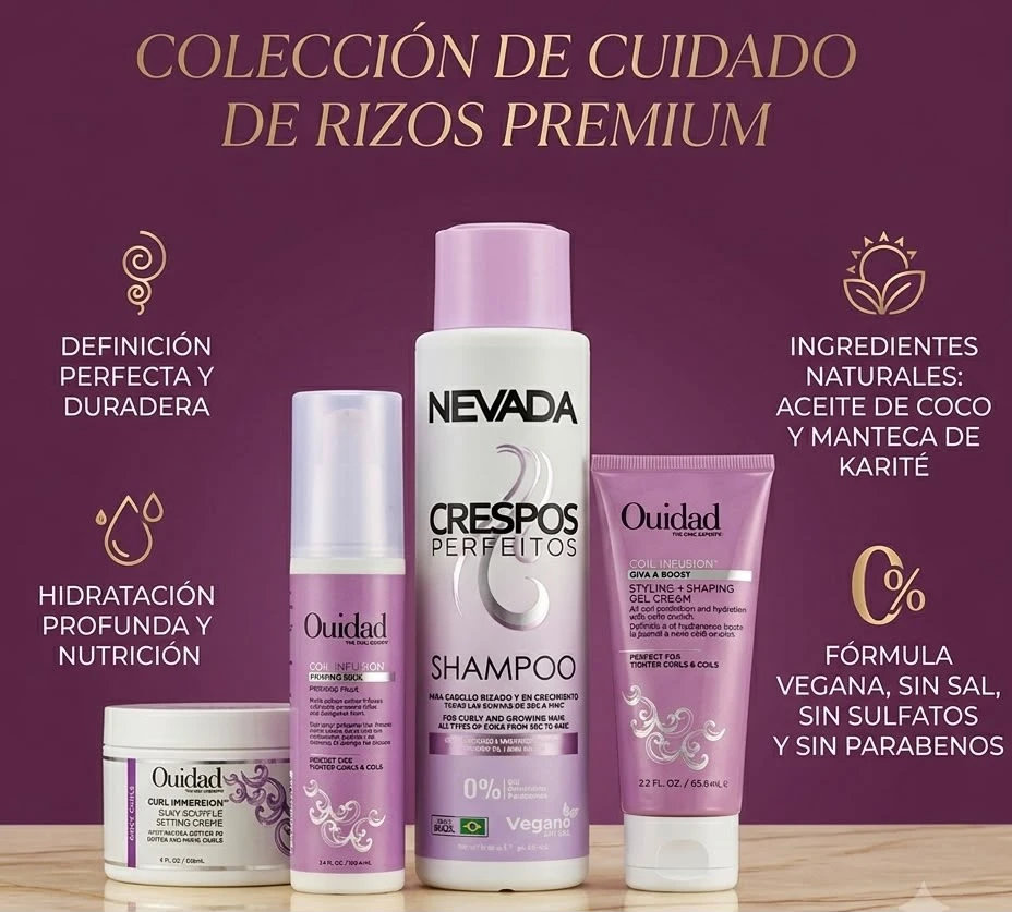 Colección para cuidado del cabello rizo's foto | A la Orden |  BizneCubano