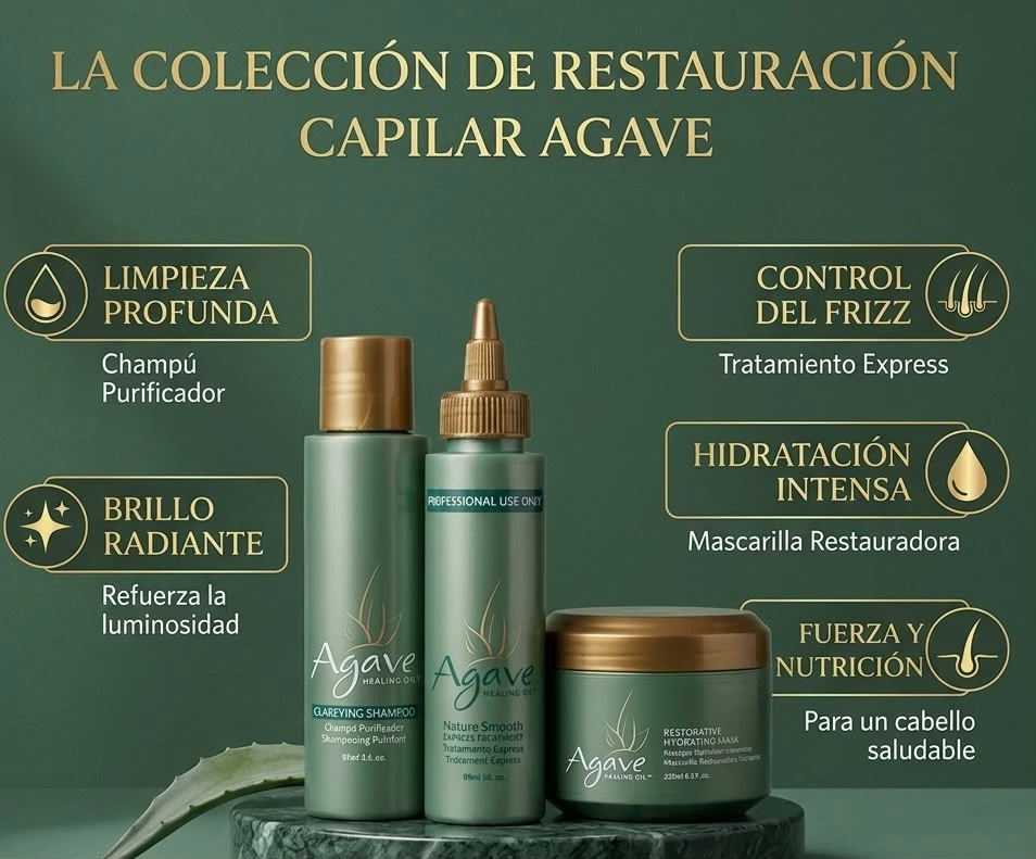 Colección de restauración capilar (AGAVE)'s foto | A la Orden |  BizneCubano